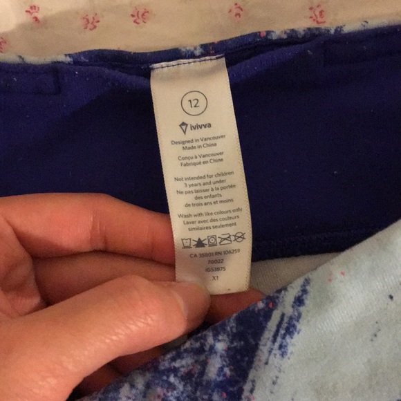 Ivivva Rhythmic Tight Size 12 - Picture 4 of 6